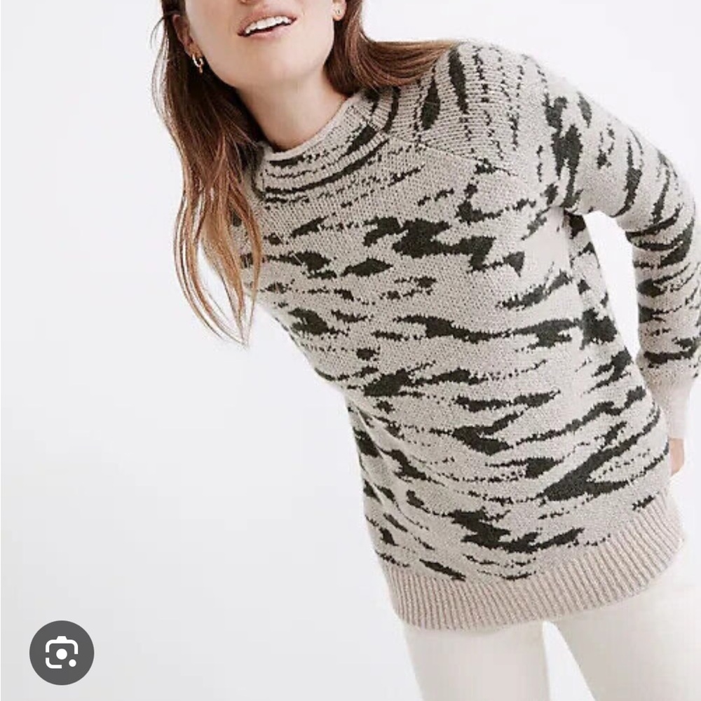 Madewell Thornton mockneck pullover sweater
